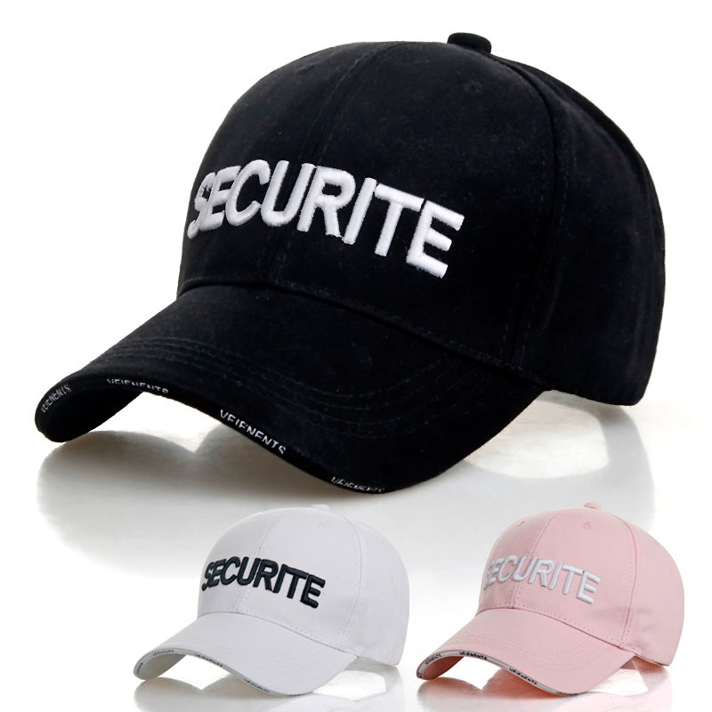 Unisex Cotton Baseball Cap | Adjustable Alphabet Visor Hat