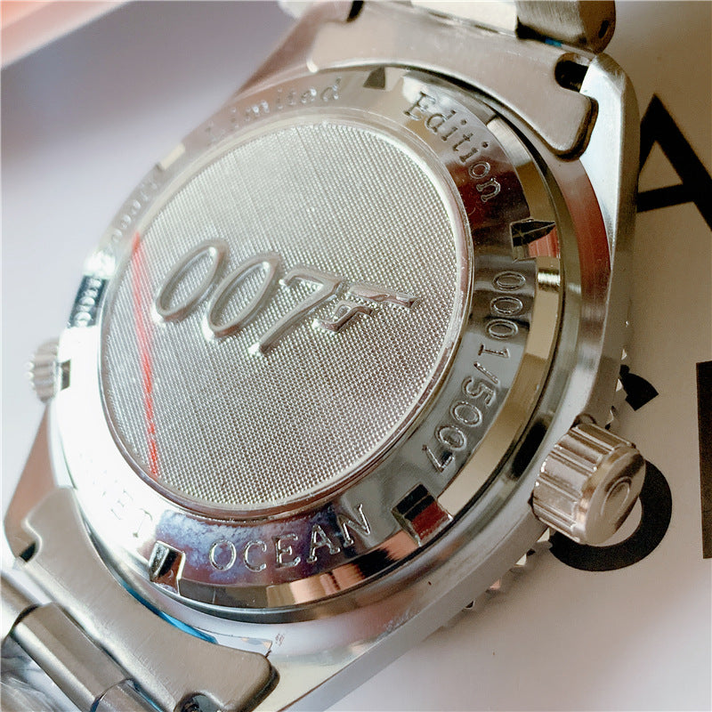 Men's Business Wristwatch | Luminous Calendar Stainless Steel Quartz Watch