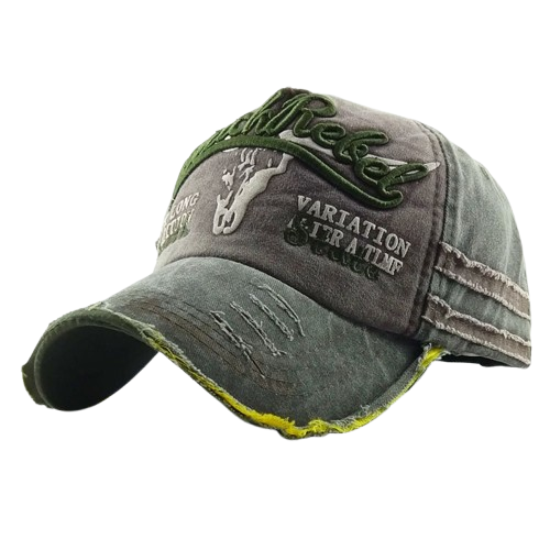 Unisex Retro Denim Baseball Cap | Wide Brim Adjustable Street Hat
