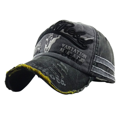 Unisex Retro Denim Baseball Cap | Wide Brim Adjustable Street Hat