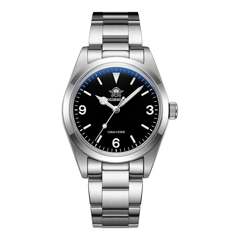 Men's Waterproof Quartz Watch | Luminous Stainless Steel Business Wristwatch