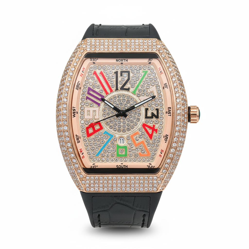 Black And Rose Red Watch