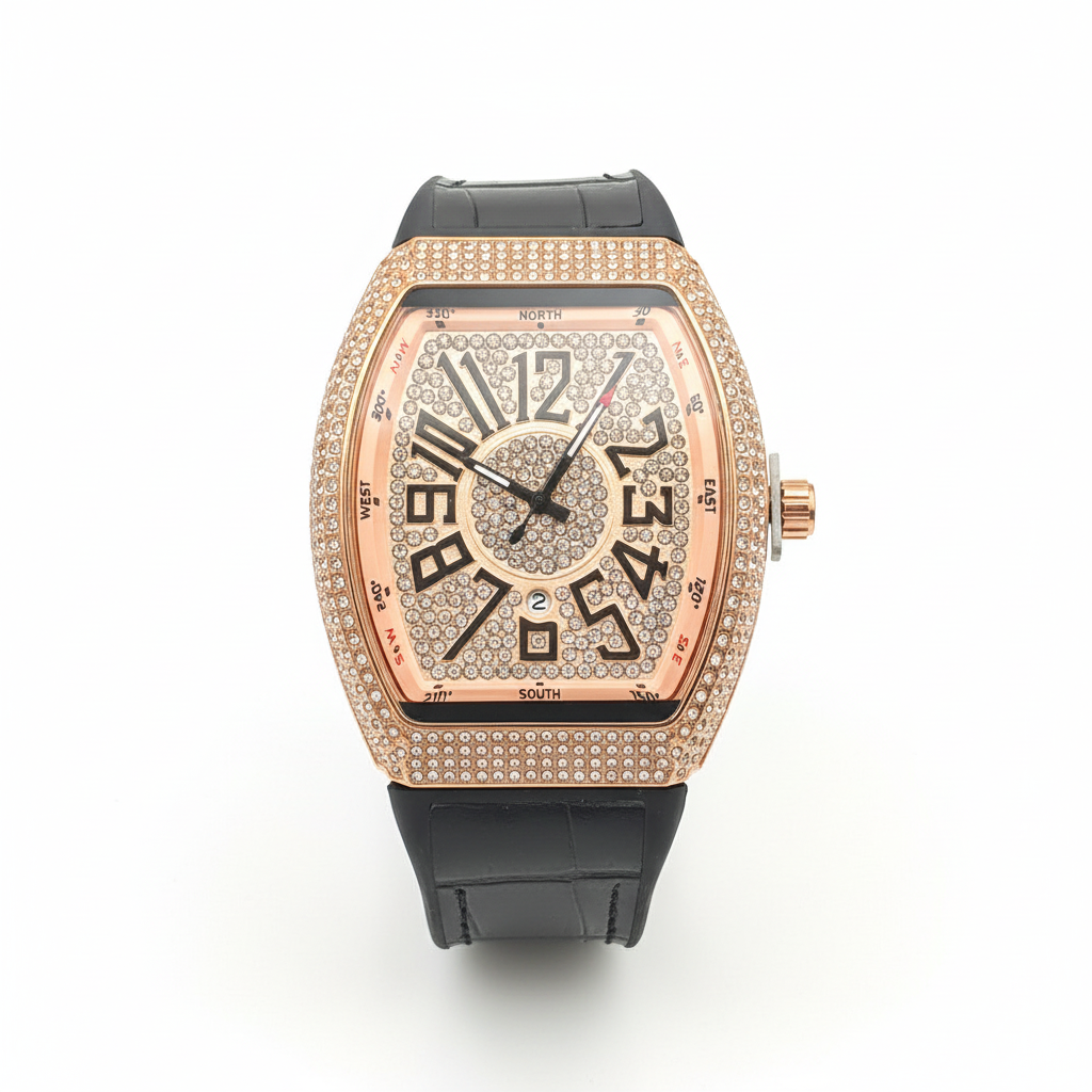 Black Rose Gold Watch