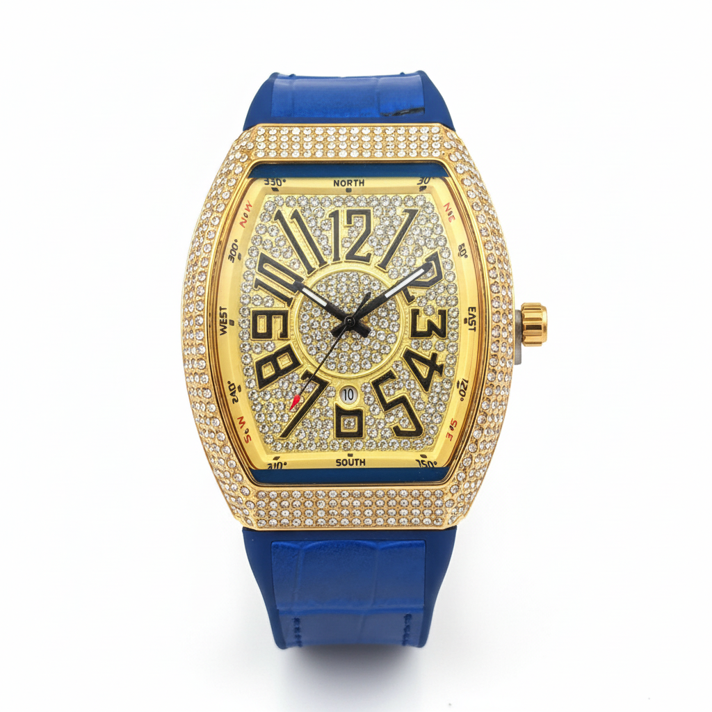 Blue Gold Watch