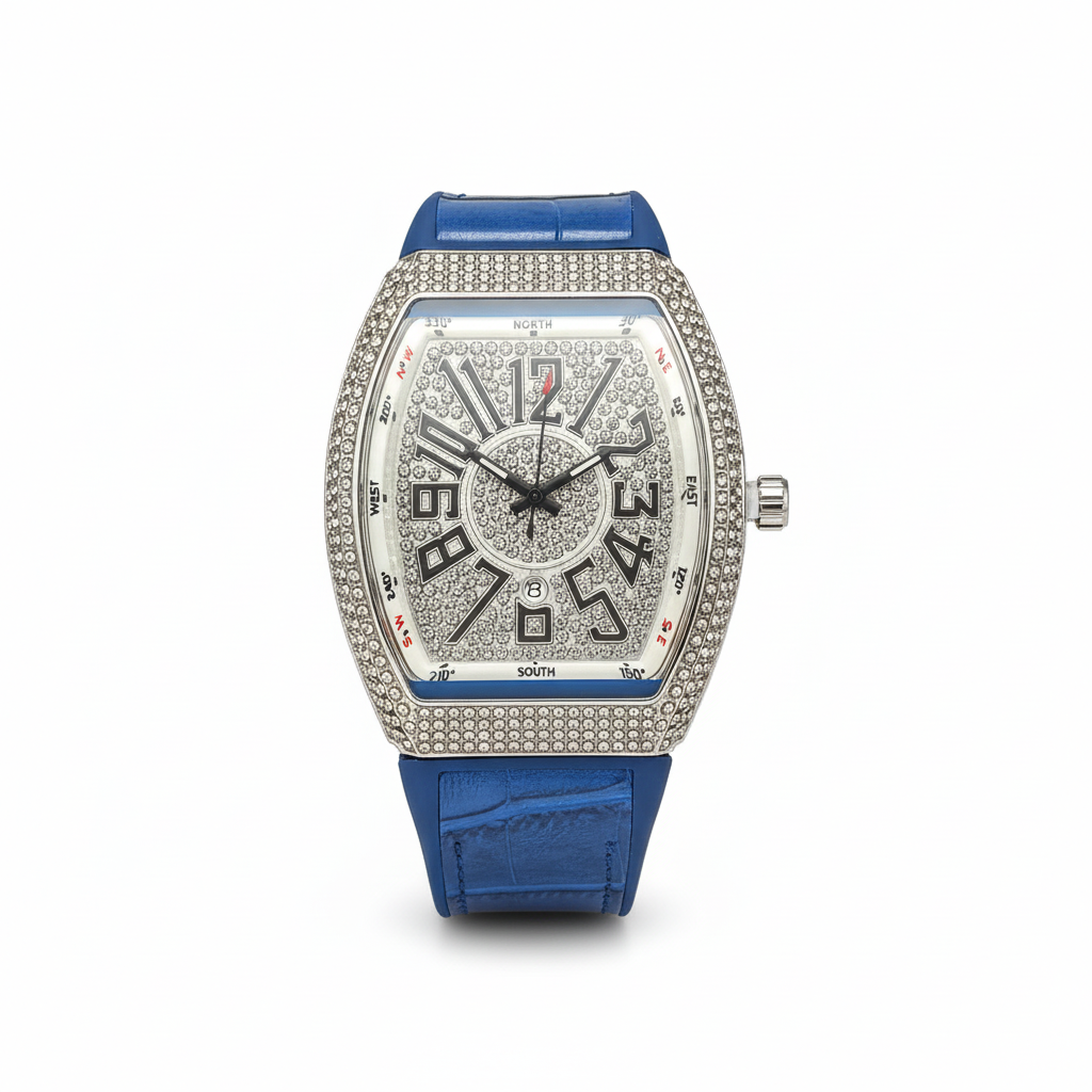 Blue Silver Watch