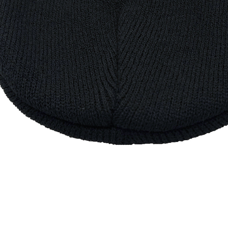 Unisex Knitted Winter Hat | Soft Acrylic Beanie for Men & Women