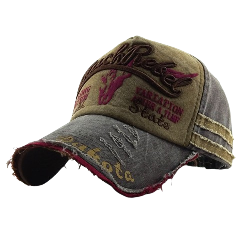 Unisex Retro Denim Baseball Cap | Wide Brim Adjustable Street Hat