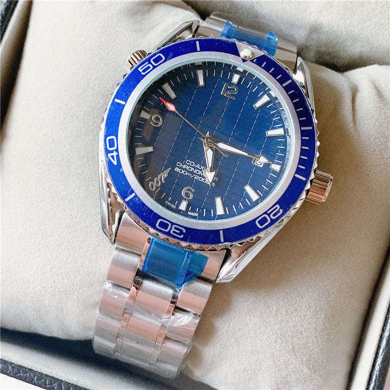 Men's Business Wristwatch | Luminous Calendar Stainless Steel Quartz Watch