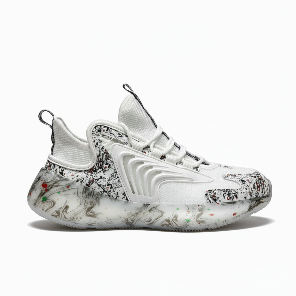 White sneaker - hoger